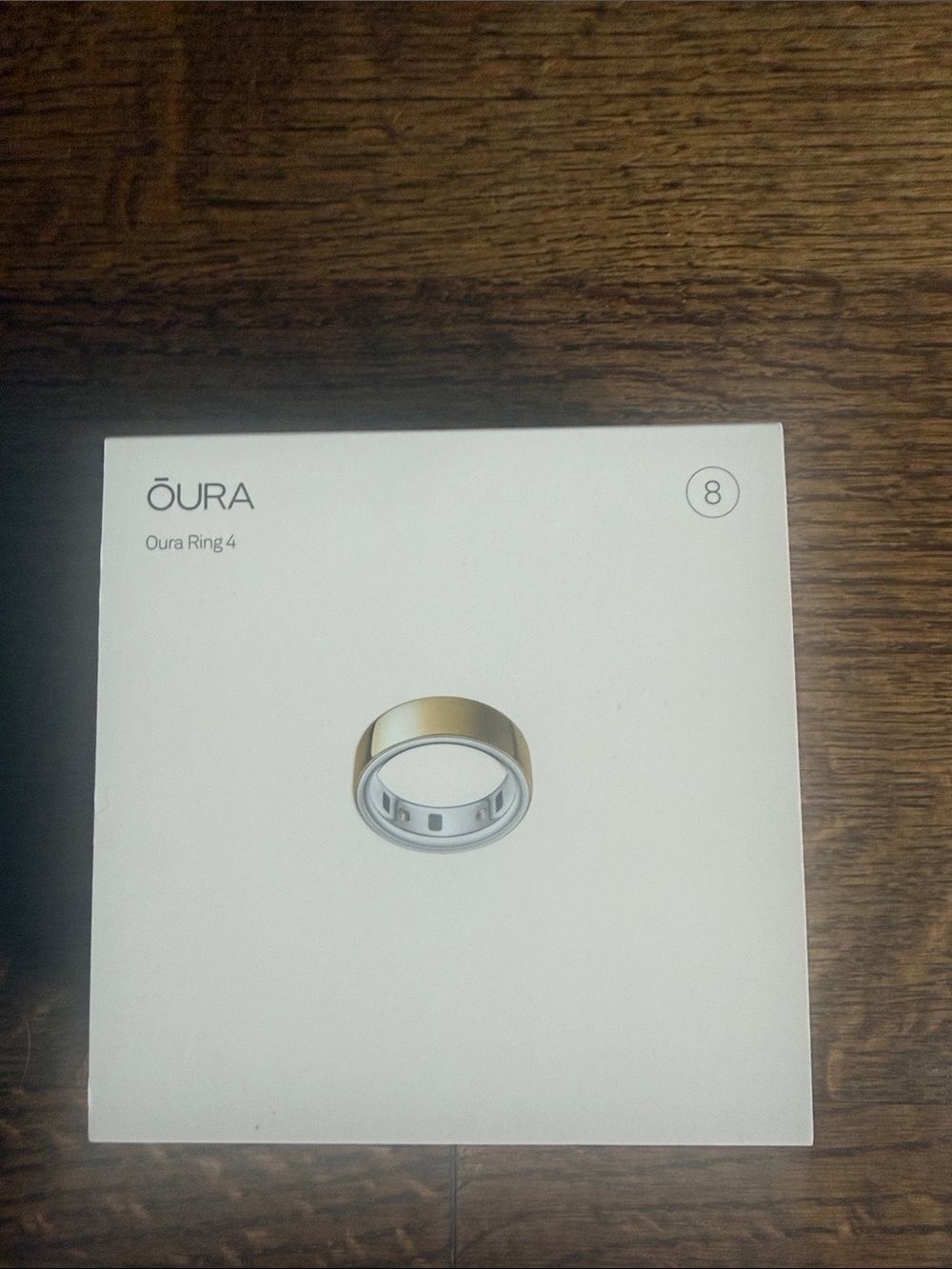 Oura Ring 4 in Gold Finish